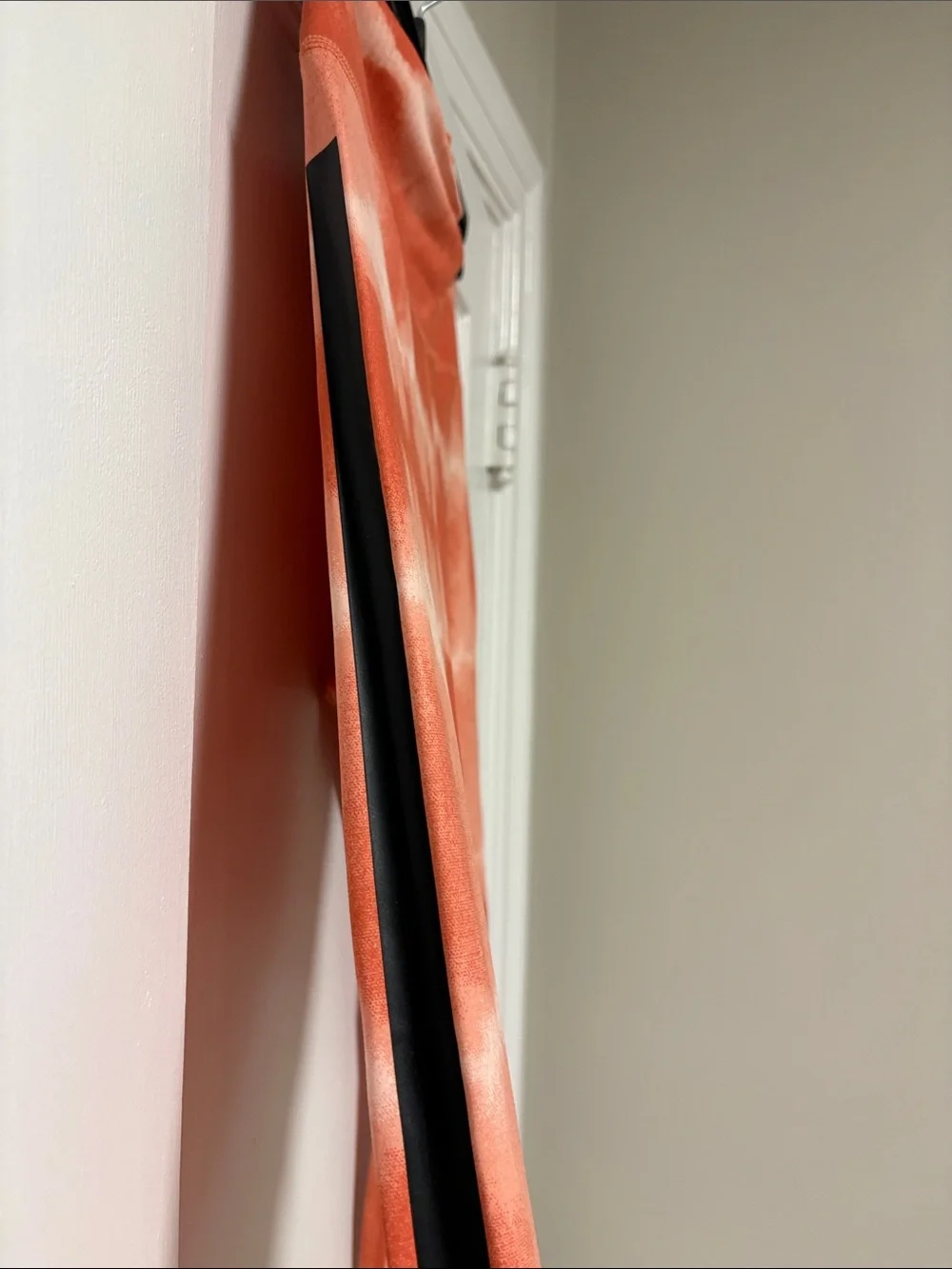 Nike Orange & White Tie-Dye Track Pants